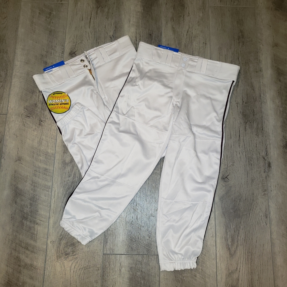 Baseball pant womans size small NWT